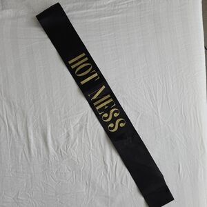 Bridal Shower Bachelorette Ladies Girls Night Out Funny Sashes Party Favor Black